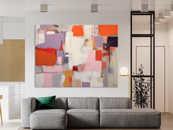Acrylic Paintings on Canvas, Large Original Abstract Art, Contemporary Acrylic Painting on Canvas, Oversized Modern Abstract Wall Paintings-LargePaintingArt.com