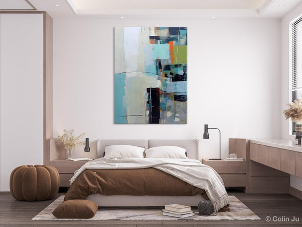 Abstract Wall Paintings, Large Contemporary Wall Art, Extra Large Paintings for Bedroom, Hand Painted Canvas Art, Original Modern Painting-LargePaintingArt.com