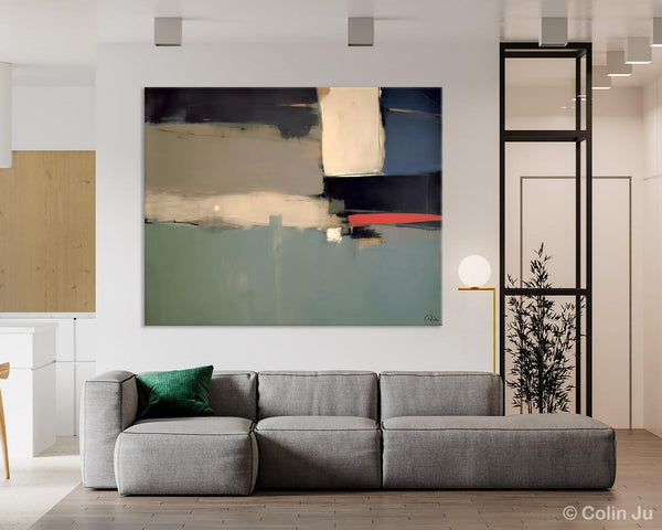 Contemporary Acrylic Paintings, Extra Large Abstract Painting for Living Room, Large Original Abstract Wall Art, Abstract Painting on Canvas-LargePaintingArt.com