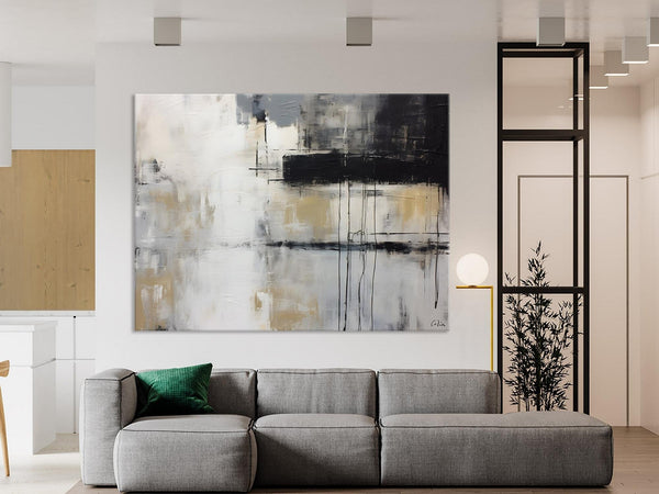 Hand Painted Original Canvas Art, Contemporary Acrylic Paintings, Large Wall Art Painting for Bedroom, Oversized Modern Abstract Paintings-LargePaintingArt.com