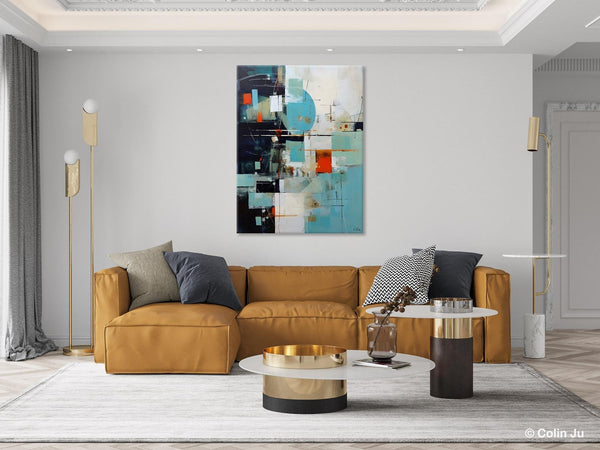 Contemporary Acrylic Painting on Canvas, Large Wall Art Painting for Bedroom, Original Canvas Art, Oversized Modern Abstract Wall Paintings-LargePaintingArt.com