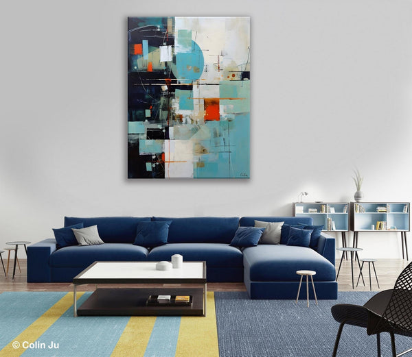 Contemporary Acrylic Painting on Canvas, Large Wall Art Painting for Bedroom, Original Canvas Art, Oversized Modern Abstract Wall Paintings-LargePaintingArt.com