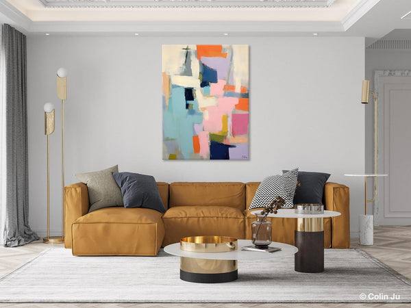 Large Wall Art Painting for Bedroom, Original Canvas Art, Contemporary Acrylic Painting on Canvas, Oversized Modern Abstract Wall Paintings-LargePaintingArt.com