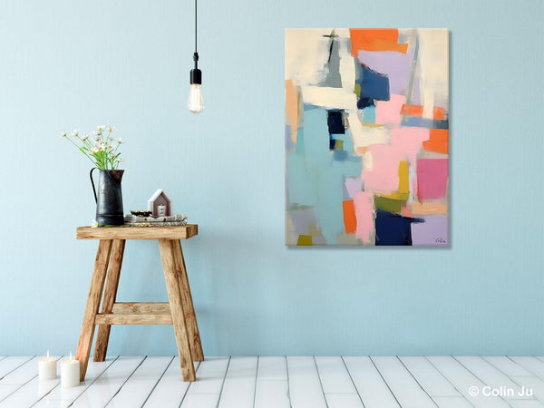 Large Wall Art Painting for Bedroom, Original Canvas Art, Contemporary Acrylic Painting on Canvas, Oversized Modern Abstract Wall Paintings-LargePaintingArt.com