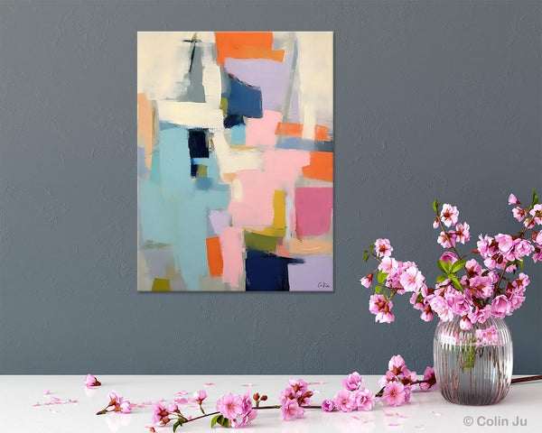 Large Wall Art Painting for Bedroom, Original Canvas Art, Contemporary Acrylic Painting on Canvas, Oversized Modern Abstract Wall Paintings-LargePaintingArt.com