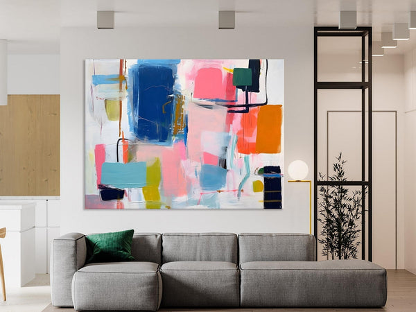 Large Wall Art Painting for Bedroom, Original Canvas Art, Oversized Modern Abstract Wall Paintings, Contemporary Acrylic Painting on Canvas-LargePaintingArt.com