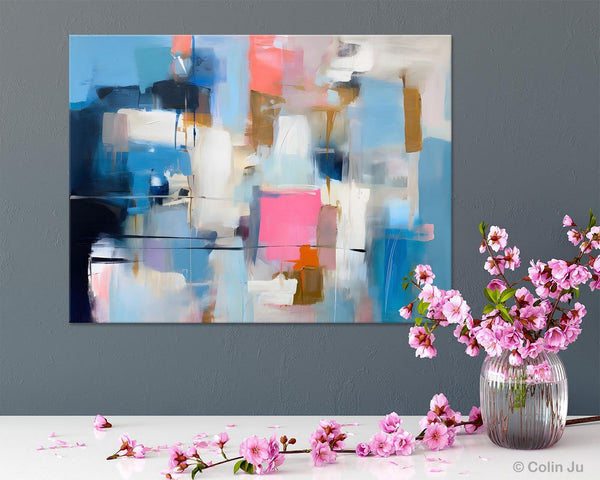 Large Wall Art Paintings, Simple Canvas Art, Contemporary Painting on Canvas, Original Canvas Wall Art for sale, Simple Abstract Paintings-LargePaintingArt.com