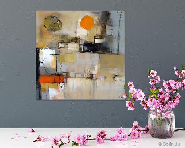 Large Abstract Art for Bedroom, Simple Modern Acrylic Art, Modern Original Abstract Art, Canvas Paintings for Sale, Contemporary Canvas Art-LargePaintingArt.com