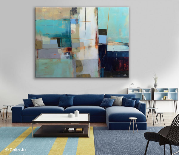 Hand Painted Original Canvas Wall Art, Large Canvas Art Painting for Bedroom, Huge Modern Abstract Paintings, Contemporary Acrylic Paintings-LargePaintingArt.com