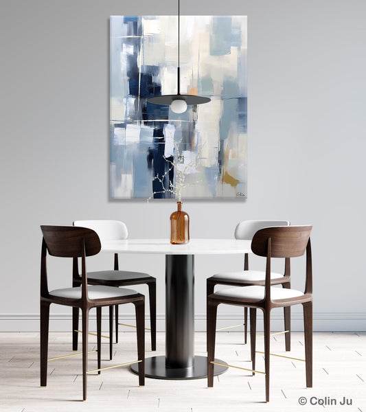 Large Modern Canvas Wall Paintings, Original Abstract Art, Large Wall Art Painting for Dining Room, Hand Painted Acrylic Painting on Canvas-LargePaintingArt.com