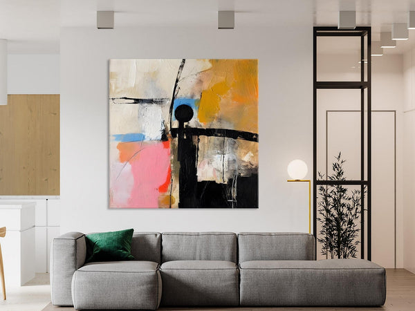 Extra Large Abstract Paintings for Bedroom, Original Modern Acrylic Wall Art, Modern Canvas Art Paintings, Abstract Wall Art for Dining Room-LargePaintingArt.com
