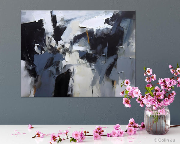 Simple Canvas Art, Contemporary Painting on Canvas, Extra Large Wall Art Paintings, Original Canvas Art for sale, Simple Abstract Paintings-LargePaintingArt.com