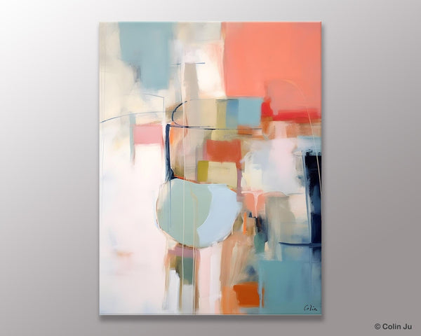 Large Modern Paintings, Original Abstract Canvas Art, Large Wall Painting for Bedroom, Hand Painted Canvas Art, Acrylic Painting on Canvas-LargePaintingArt.com