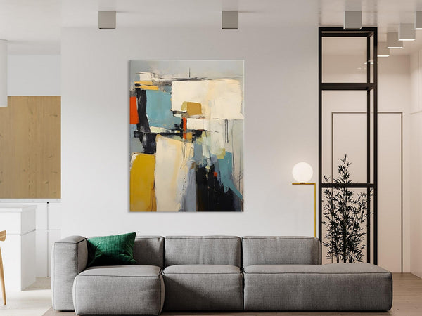 Large Modern Canvas Paintings, Heavy Texture Paintings, Large Original Wall Art Painting for Bedroom, Acrylic Paintings on Canvas-LargePaintingArt.com