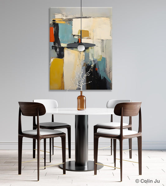 Large Modern Canvas Paintings, Heavy Texture Paintings, Large Original Wall Art Painting for Bedroom, Acrylic Paintings on Canvas-LargePaintingArt.com