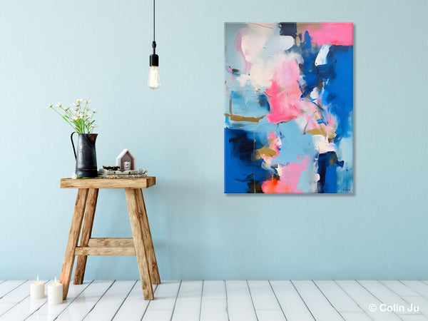 Large Abstract Painting for Bedroom, Oversized Canvas Wall Art Paintings, Original Modern Artwork, Contemporary Acrylic Painting on Canvas-LargePaintingArt.com
