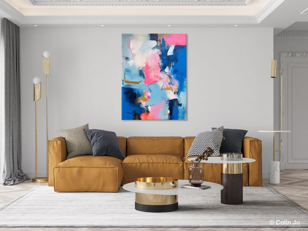 Large Abstract Painting for Bedroom, Oversized Canvas Wall Art Paintings, Original Modern Artwork, Contemporary Acrylic Painting on Canvas-LargePaintingArt.com