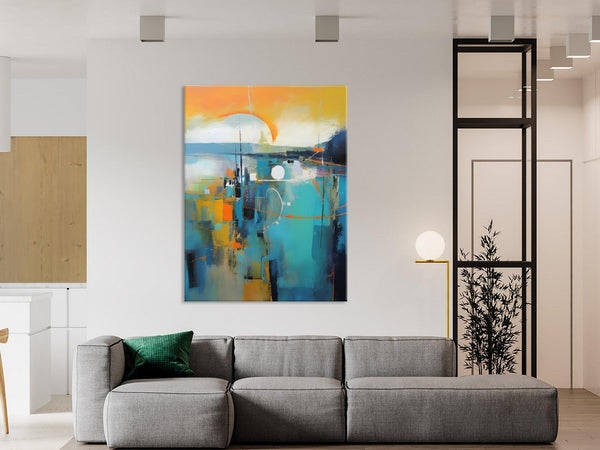Extra Large Modern Canvas Art for Bedroom, Original Art Paintings, Large Paintings for Sale, Hand Painted Canvas Art, Acrylic Art on Canvas-LargePaintingArt.com
