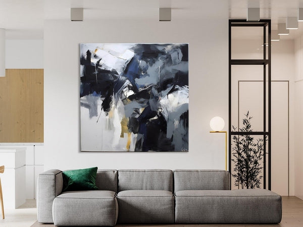 Simple Modern Acrylic Art, Modern Original Abstract Art, Large Abstract Art for Bedroom, Canvas Paintings for Sale, Contemporary Canvas Art-LargePaintingArt.com