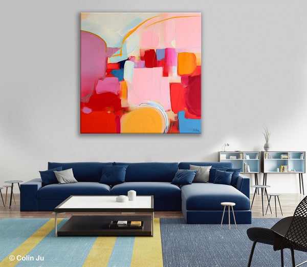 Large Abstract Art for Bedroom, Original Abstract Wall Art, Modern Canvas Paintings, Simple Modern Acrylic Artwork, Contemporary Canvas Art-LargePaintingArt.com