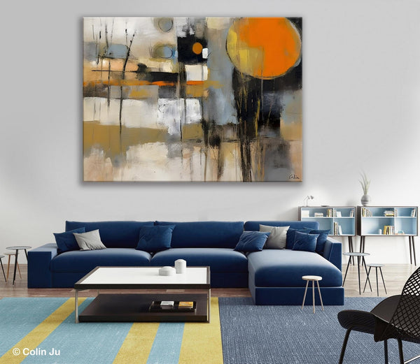 Large Wall Art Painting for Bedroom, Oversized Abstract Wall Art Paintings, Original Modern Artwork, Contemporary Acrylic Painting on Canvas-LargePaintingArt.com