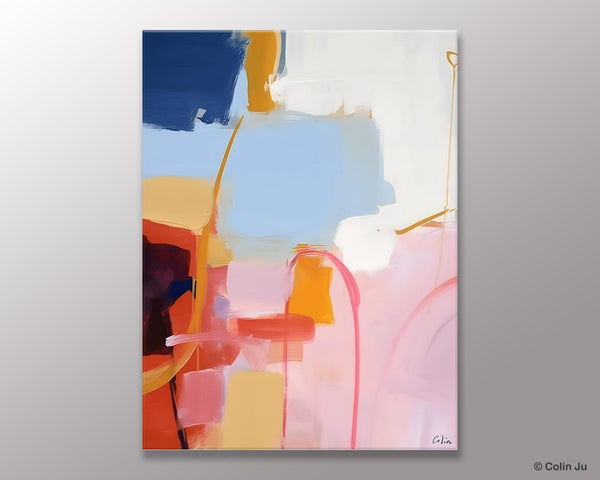 Contemporary Acrylic Painting on Canvas, Large Wall Art Painting for Bedroom, Original Canvas Art, Oversized Modern Abstract Wall Paintings-LargePaintingArt.com