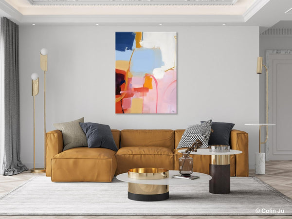 Contemporary Acrylic Painting on Canvas, Large Wall Art Painting for Bedroom, Original Canvas Art, Oversized Modern Abstract Wall Paintings-LargePaintingArt.com