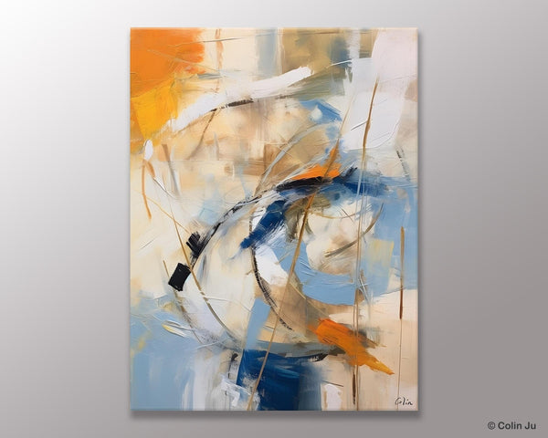 Modern Acrylic Paintings, Large Paintings for Living Room, Contemporary Wall Art Paintings, Hand Painted Canvas Art, Original Abstract Art-LargePaintingArt.com