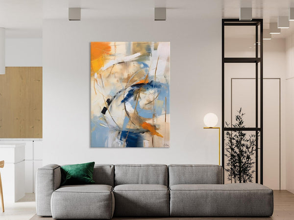 Modern Acrylic Paintings, Large Paintings for Living Room, Contemporary Wall Art Paintings, Hand Painted Canvas Art, Original Abstract Art-LargePaintingArt.com