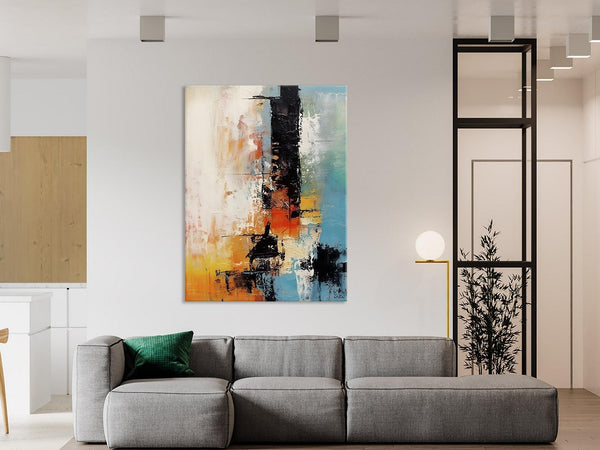 Contemporary Wall Art Paintings, Hand Painted Canvas Art, Original Abstract Art, Modern Acrylic Paintings, Large Paintings for Living Room-LargePaintingArt.com