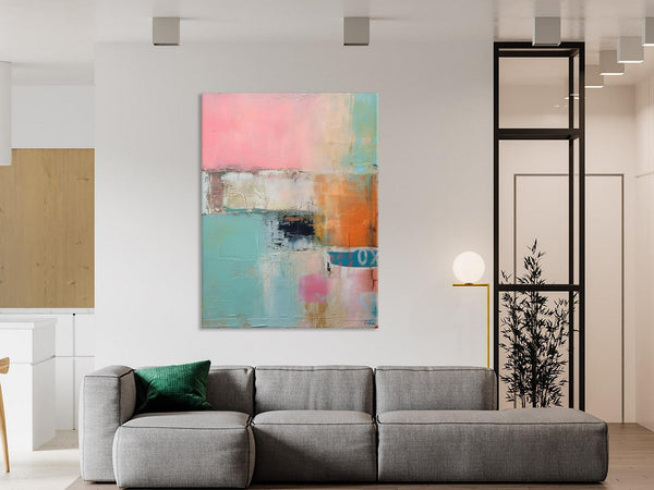 Canvas Paintings for Dining Room, Oversized Modern Wall Art, Acrylic Painting on Canvas, Contemporary Paintings, Original Abstract Paintings-LargePaintingArt.com
