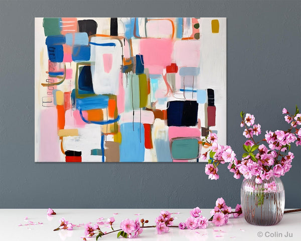 Large Wall Art Ideas for Living Room, Hand Painted Canvas Art, Oversized Canvas Paintings, Original Abstract Art, Contemporary Acrylic Art-LargePaintingArt.com