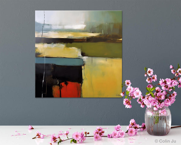 Large Abstract Painting for Bedroom, Original Modern Wall Art Paintings, Modern Acrylic Paintings, Huge Contemporary Canvas Paintings-LargePaintingArt.com