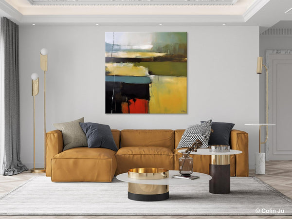 Large Abstract Painting for Bedroom, Original Modern Wall Art Paintings, Modern Acrylic Paintings, Huge Contemporary Canvas Paintings-LargePaintingArt.com