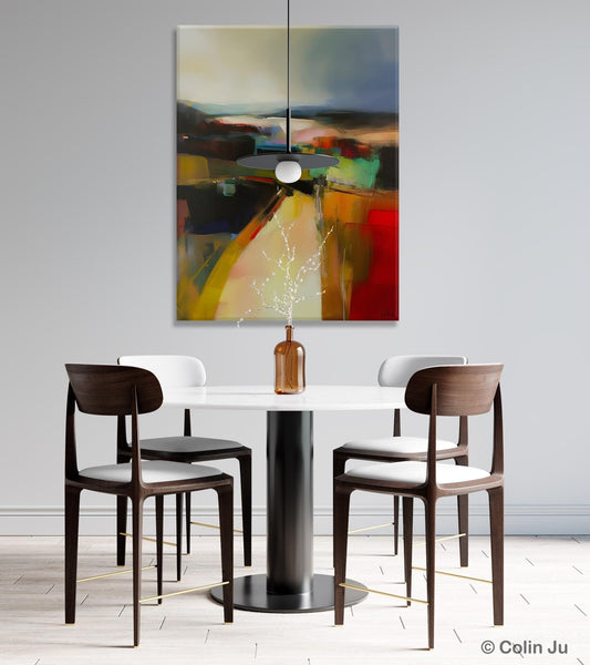 Original Landscape Paintings, Acrylic Painting on Canvas, Extra Large Paintings for Bedroom, Modern Paintings, Large Contemporary Wall Art