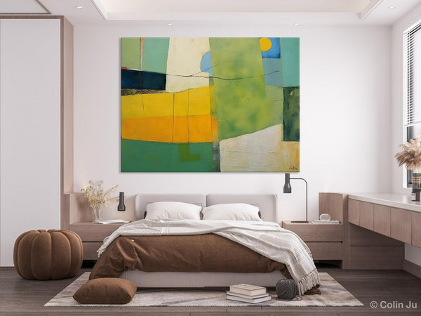 Original Canvas Artwork, Large Wall Art Painting for Dining Room, Contemporary Acrylic Painting on Canvas, Modern Abstract Wall Paintings-LargePaintingArt.com