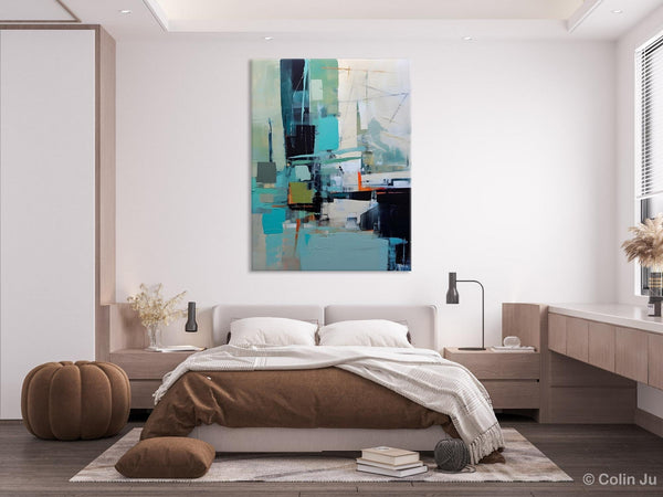 Original Abstract Art, Large Wall Art Painting for Dining Room, Large Modern Canvas Wall Paintings, Hand Painted Acrylic Painting on Canvas-LargePaintingArt.com