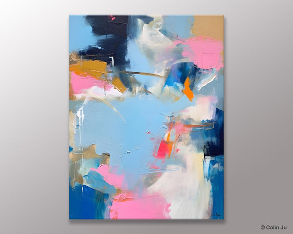 Large Modern Canvas Wall Paintings, Original Abstract Art, Large Wall Art Painting for Living Room, Contemporary Acrylic Painting on Canvas-LargePaintingArt.com