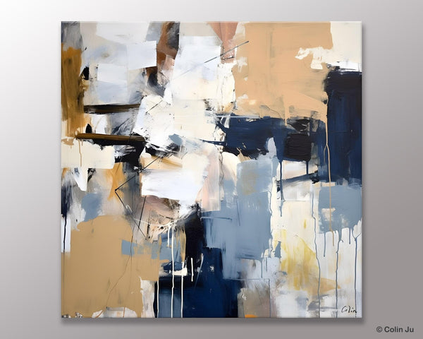 Large Wall Art for Bedroom, Abstract Modern Acrylic Art, Canvas Paintings for Sale, Modern Original Abstract Art, Contemporary Canvas Art-LargePaintingArt.com