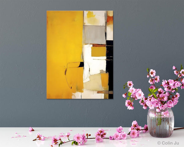 Original Canvas Artwork, Large Wall Art Painting for Dining Room, Oversized Abstract Art Paintings, Contemporary Acrylic Painting on Canvas-LargePaintingArt.com