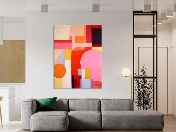 Large Wall Painting for Bedroom, Hand Painted Canvas Art, Large Modern Paintings, Original Abstract Canvas Art, Acrylic Painting on Canvas-LargePaintingArt.com