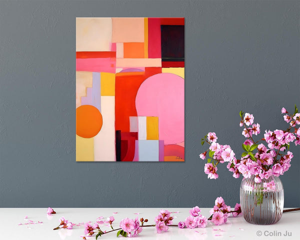 Large Wall Painting for Bedroom, Hand Painted Canvas Art, Large Modern Paintings, Original Abstract Canvas Art, Acrylic Painting on Canvas-LargePaintingArt.com