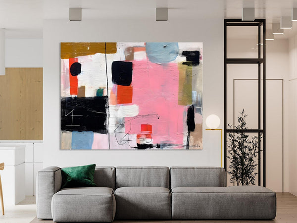 Modern Wall Art Ideas for Bedroom, Large Canvas Paintings, Original Abstract Art, Hand Painted Canvas Art, Contemporary Acrylic Paintings-LargePaintingArt.com