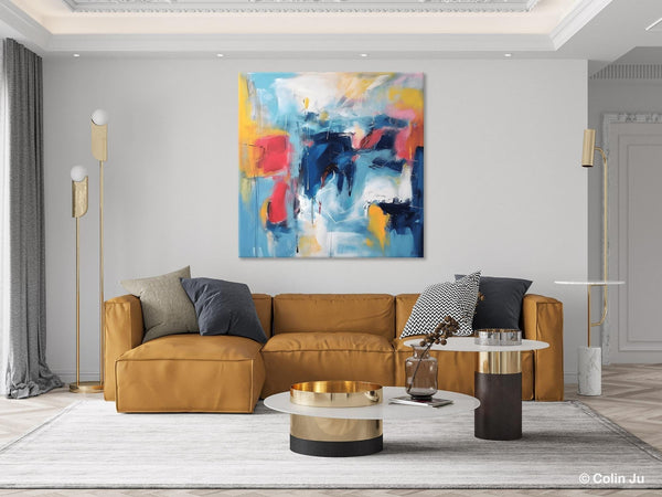 Abstract Paintings for Bedroom, Original Modern Paintings, Large Contemporary Canvas Art, Modern Acrylic Artwork, Buy Art Paintings Online-LargePaintingArt.com