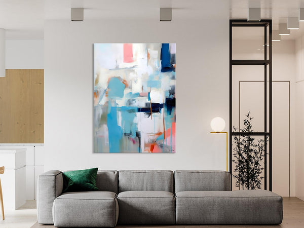 Contemporary Painting, Canvas Paintings for Dining Room, Acrylic Painting on Canvas, Extra Large Modern Wall Art, Original Abstract Painting-LargePaintingArt.com