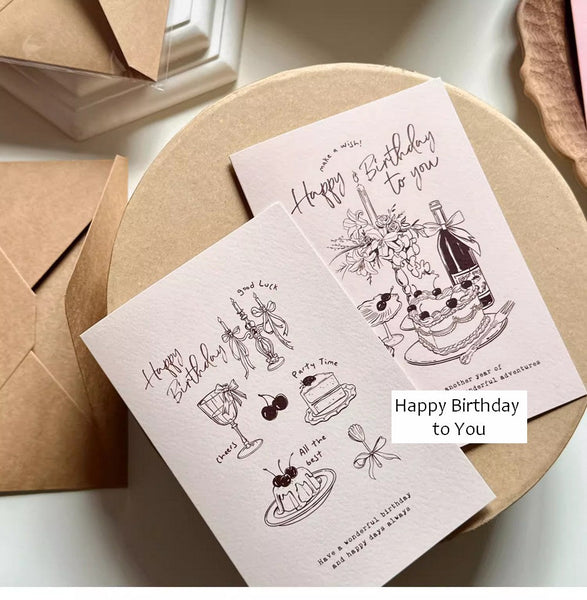 Creative Birthday Greeting Cards, Birthday Cards to Friends, Happy Birthday Cards, Beautiful Birthday Greeting Cards to Lovers, Greeting Cards to Mother-LargePaintingArt.com