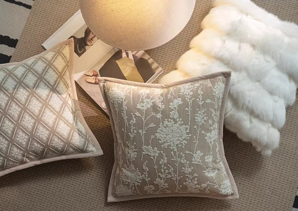 Decorative Pillow Arrangement Ideas for Couch, Modern Decorative Pillow Cover, Decorative Throw Pillows for Living Room, Modern Sofa Pillows-LargePaintingArt.com