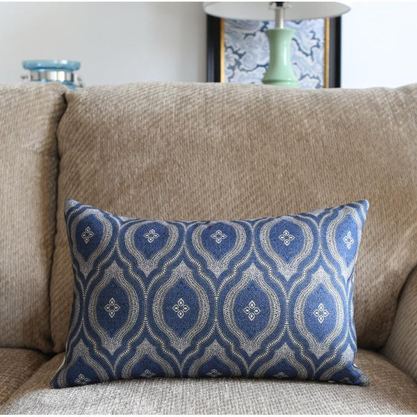 Large Geometric Pattern Throw Pillows, Decorative Pillows for Couch, Decorative Throw Pillow, Sofa Pillows for Living Room-LargePaintingArt.com