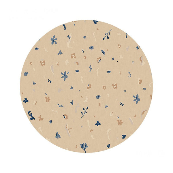 Bedroom Modern Round Rugs, Modern Rug Ideas for Living Room, Circular Modern Rugs under Chairs, Dining Room Contemporary Round Rugs-LargePaintingArt.com