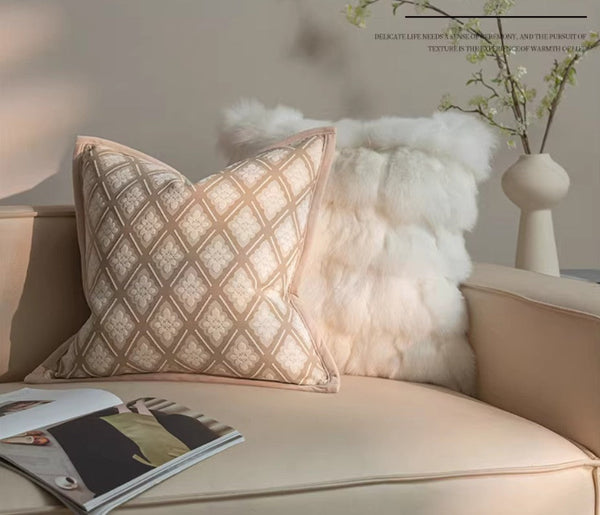 Living Room Decorative Throw Pillows, Modern Decorative Pillow Cover, Decorative Pillow Arrangement Ideas for Couch, Modern Sofa Pillows-LargePaintingArt.com